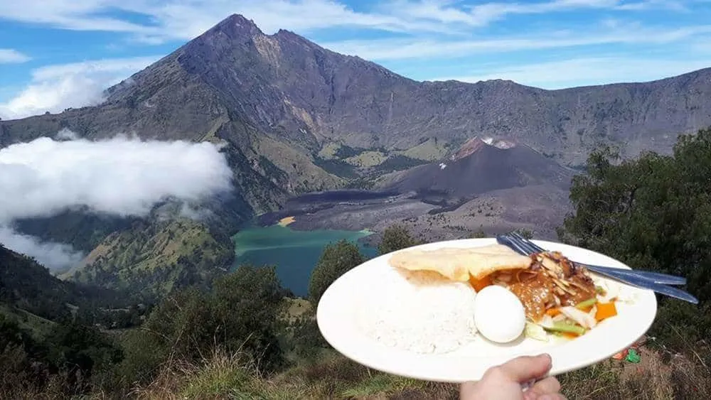 Food and Energy During Your Rinjani Trek